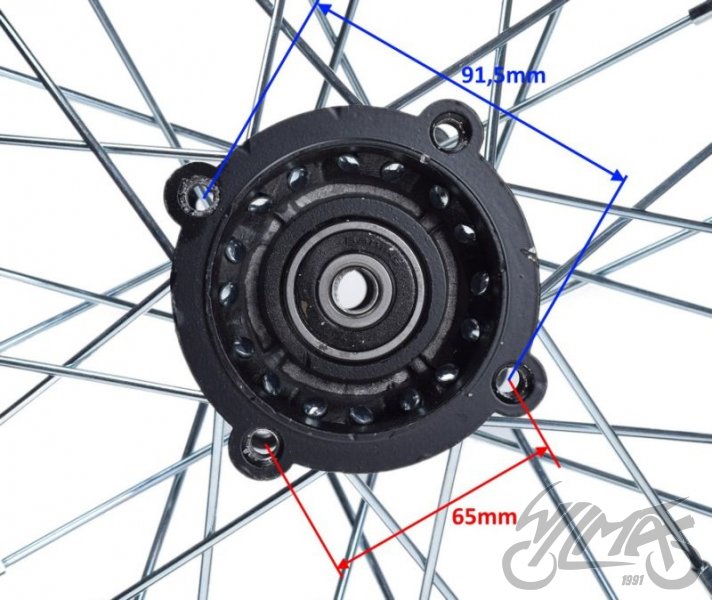 Zadní kolo Pitbike CRF50 - 1,85-12"