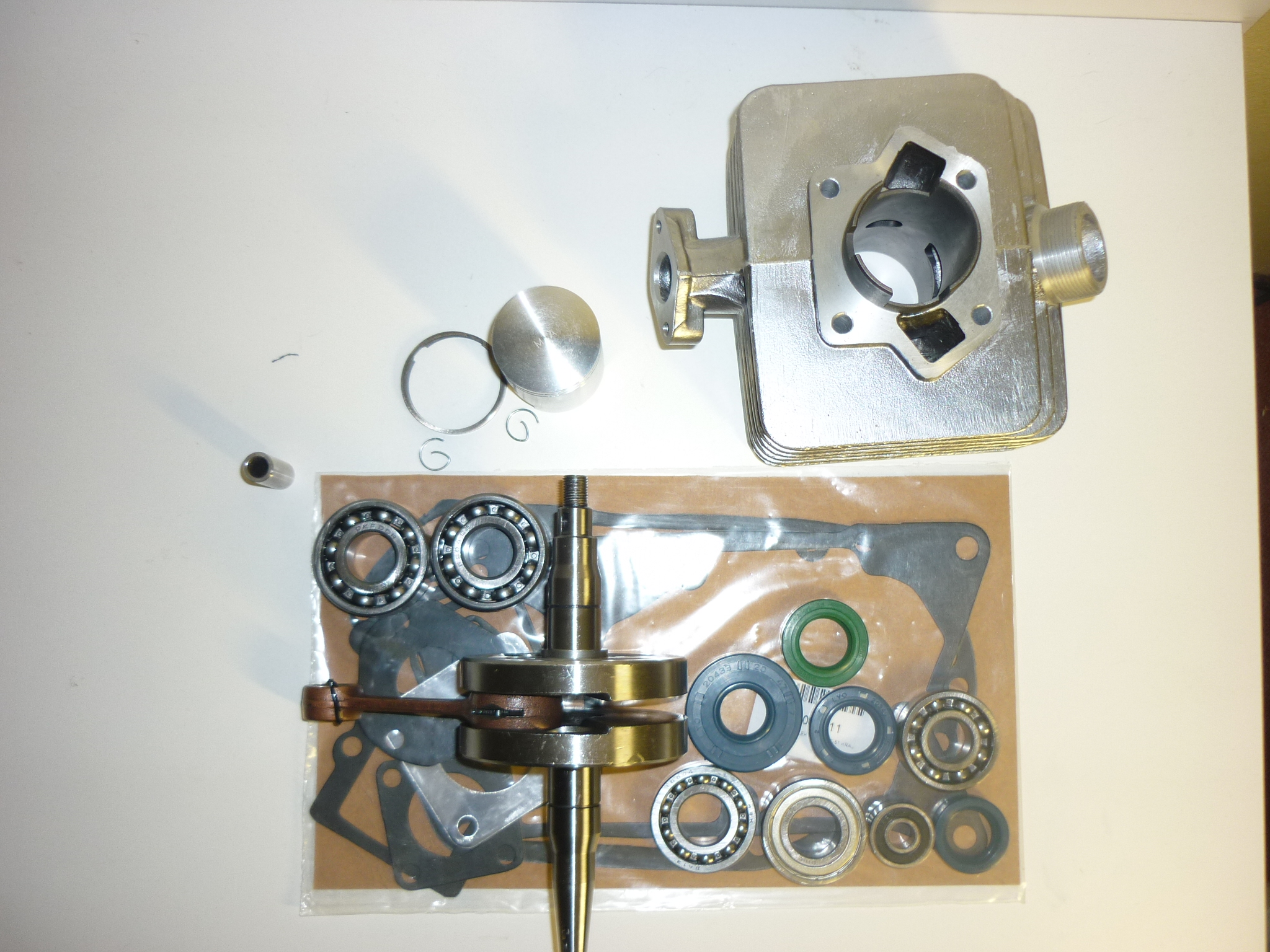 Sada GO motoru Simson S51, SR50 - 60cm3