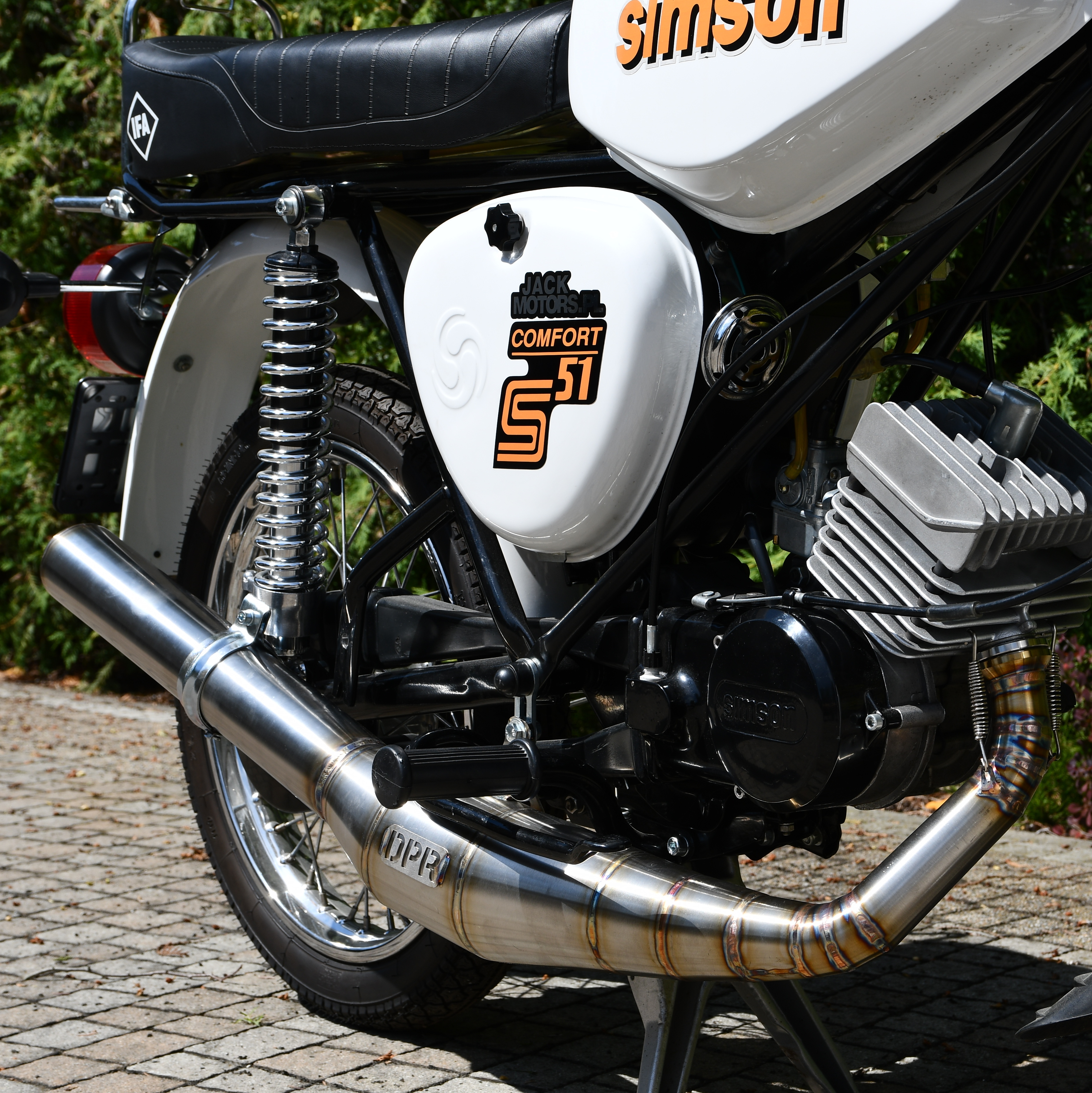 Sportovní výfuk Simson RACING CLASSIC 85 - 110cc