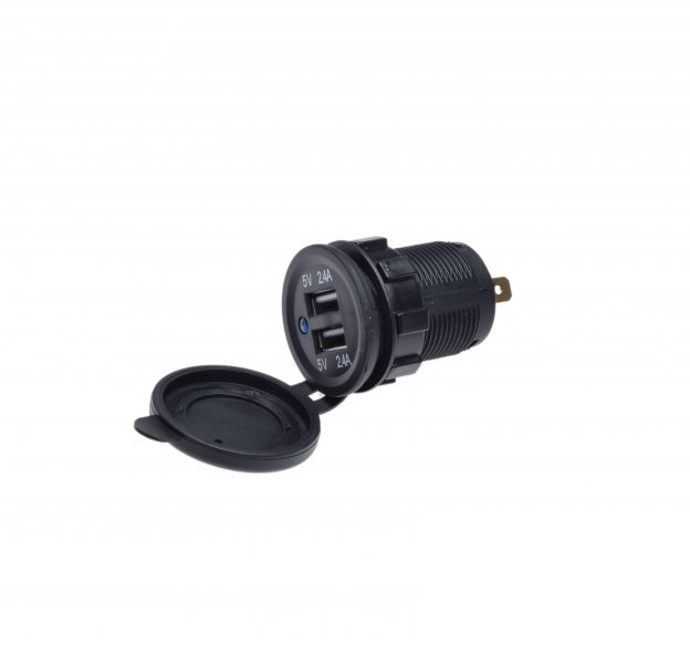 Motocyklová zásuvka s USB