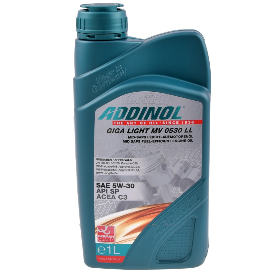 Motorový olej Addinol 5W-30 GIGA LIGHT MV 4T