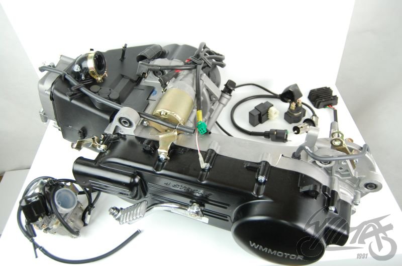 Motor do čínských 4T skútrů o objemu 125 - 150cm3