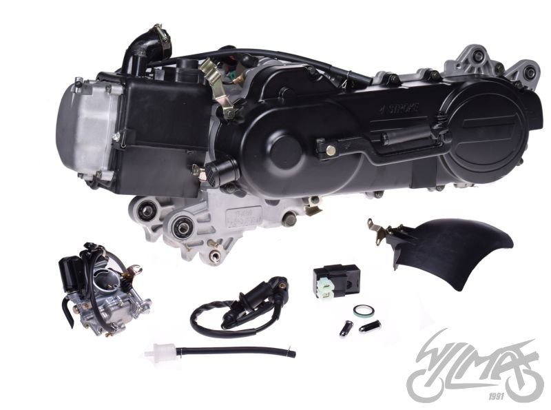 Motor 80cm3 do skútru - 12" kolo 460mm řemen
