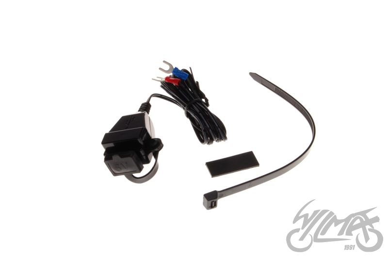 Motocyklová zásuvka s USB konektorem