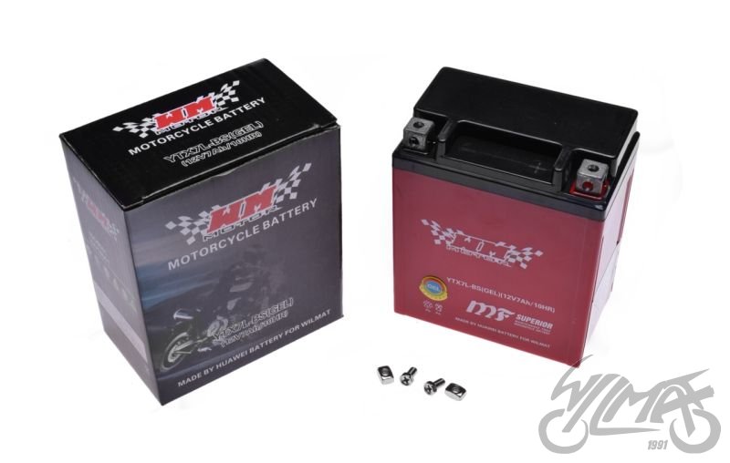 Akumulátor typ YTX7L-BS GEL - 12V 6Ah