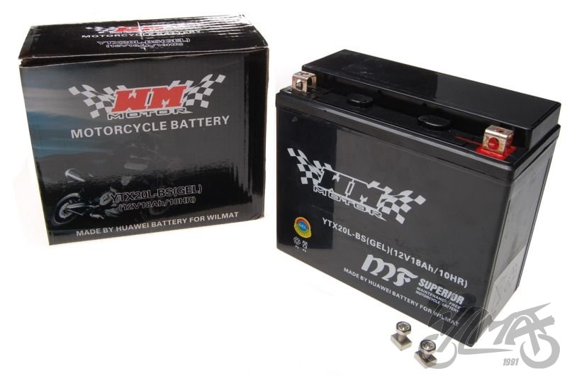 Akumulátor typ YTX20L-BS (GEL) - 12V 18Ah