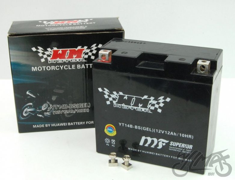 Akumulátor typ YT14B-BS (GEL) - 12V 12Ah