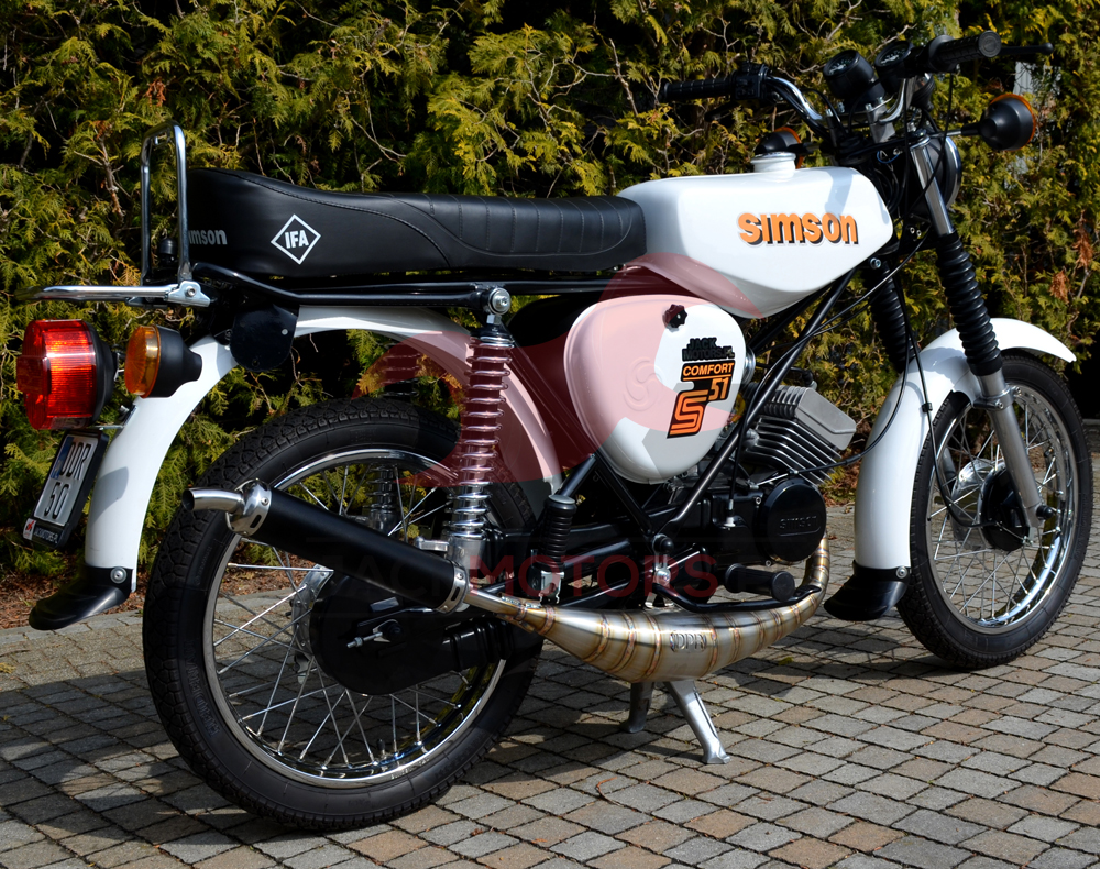 Sportovní výfuk Simson S51 60-85cc
