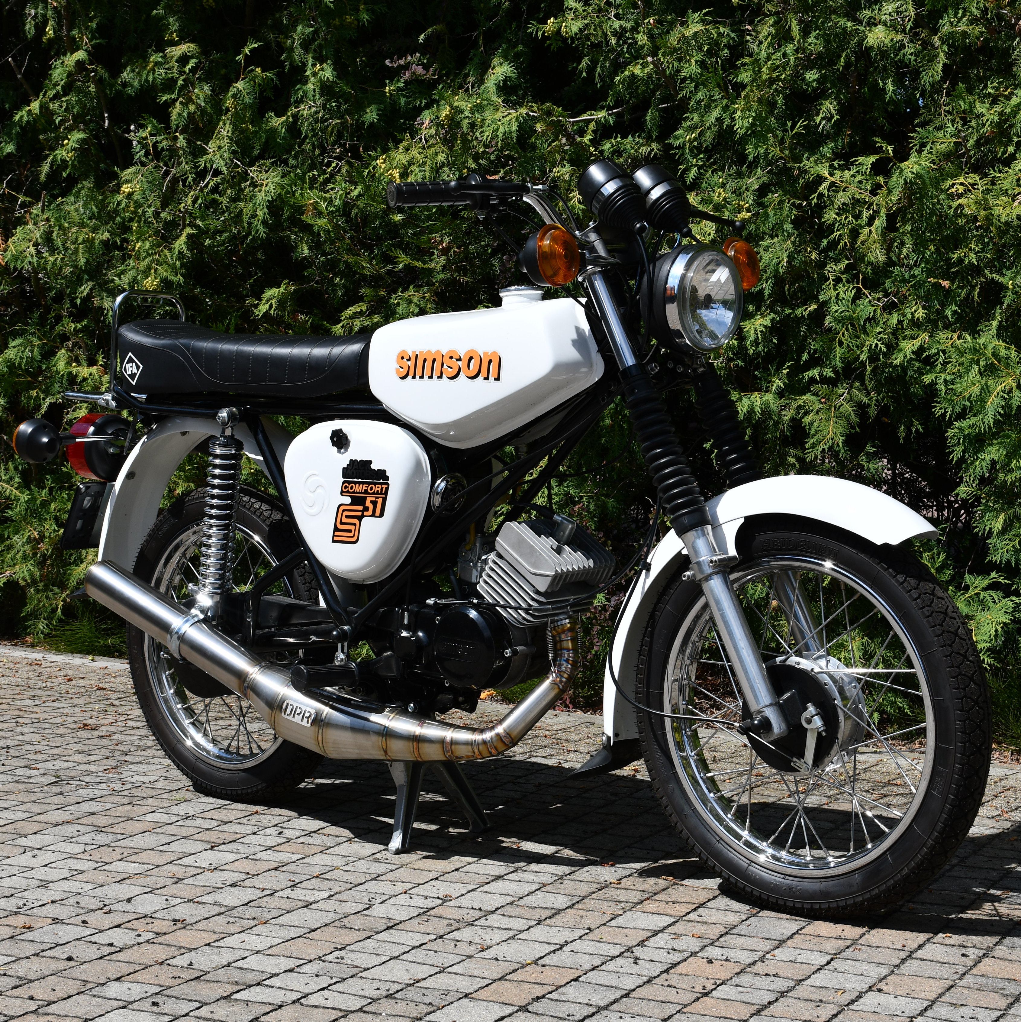 Sportovní výfuk Simson RACING CLASSIC 85 - 110cc