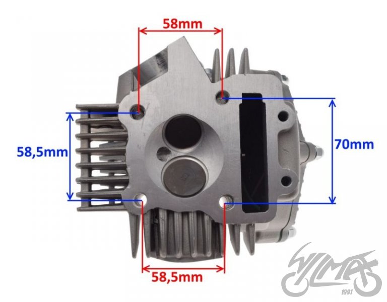 Hlava válce motoru YX160