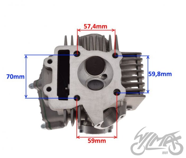 Hlava válce motoru YX160