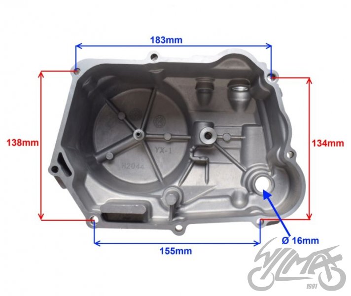 Pravý kryt motoru YX140