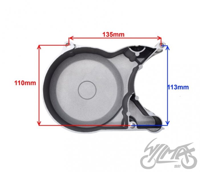 Levý kryt motoru YX140