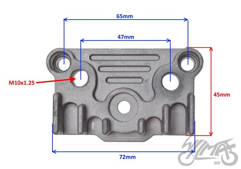 Víčko hlavy válce motoru YX140 