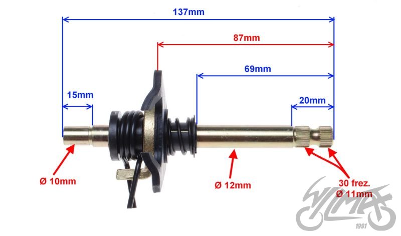 Automat řazení AM6 Minarelli