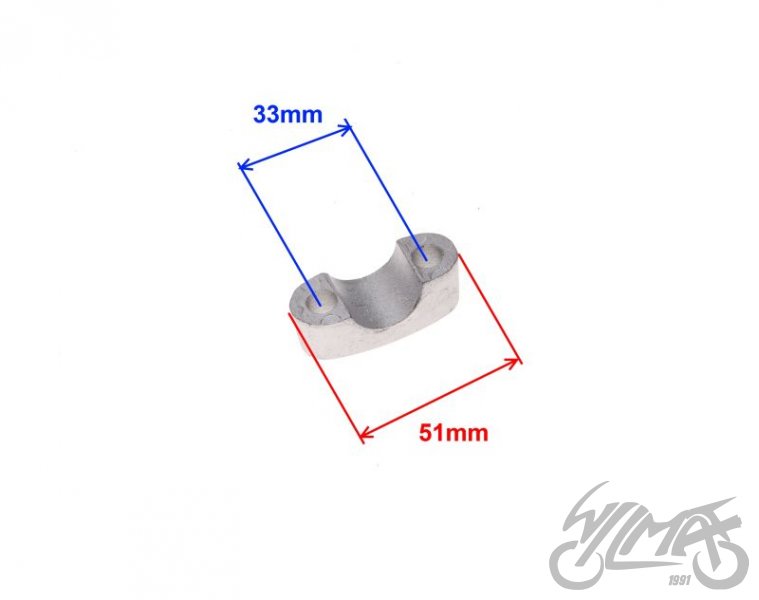 Držák řídítek ATV 250 ST-9E - motor 167MM