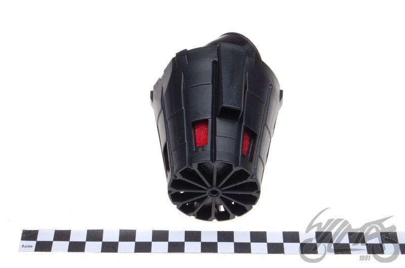 Vzduchový filtr molitanový přímý - 38mm zahnutý 45°