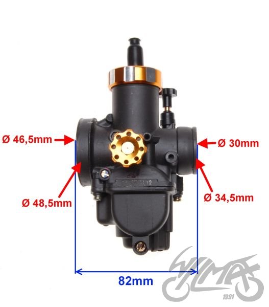 Karburátor 30mm válcové šoupě - TUNING