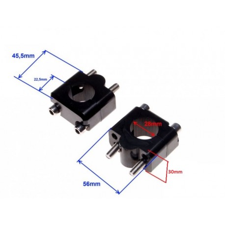 Redukce řidítek z 22 na 28,5mm