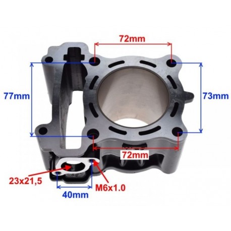 Válec motoru Yamaha MT125 63,00mm