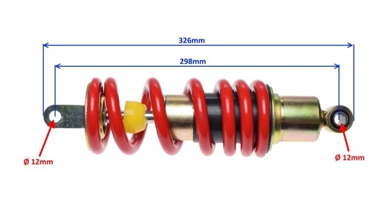 Zadní tlumič CPI 125 typ QM125-2D 125
