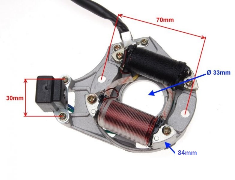 Stator zapalování ATV 110 - 12V