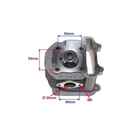 Hlava válce motoru typ GY6 150 57,40