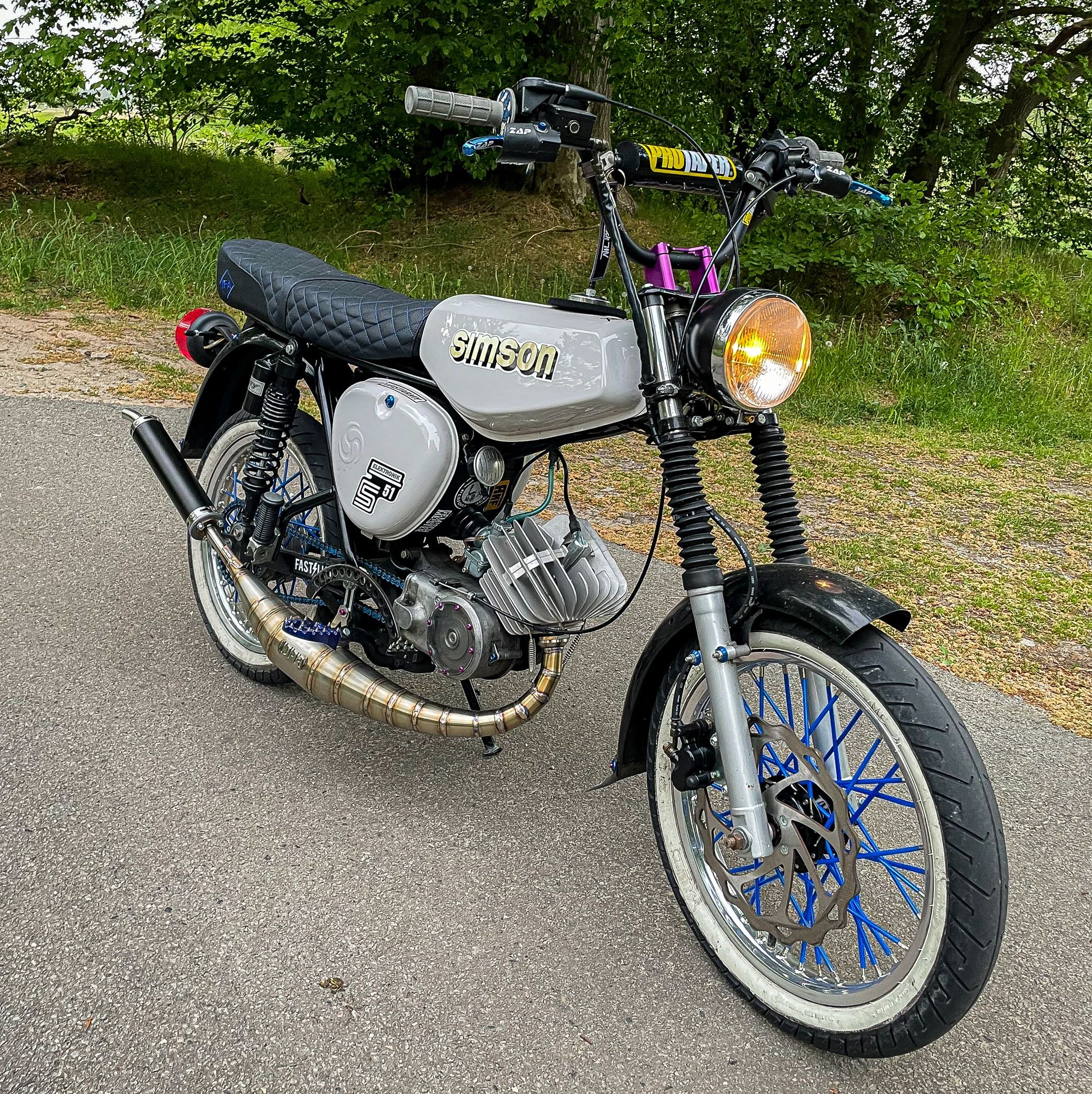 Sportovní výfuk Simson S51 60-85cc