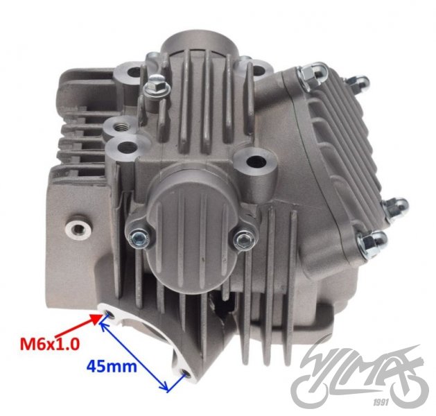 Hlava válce motoru YX160