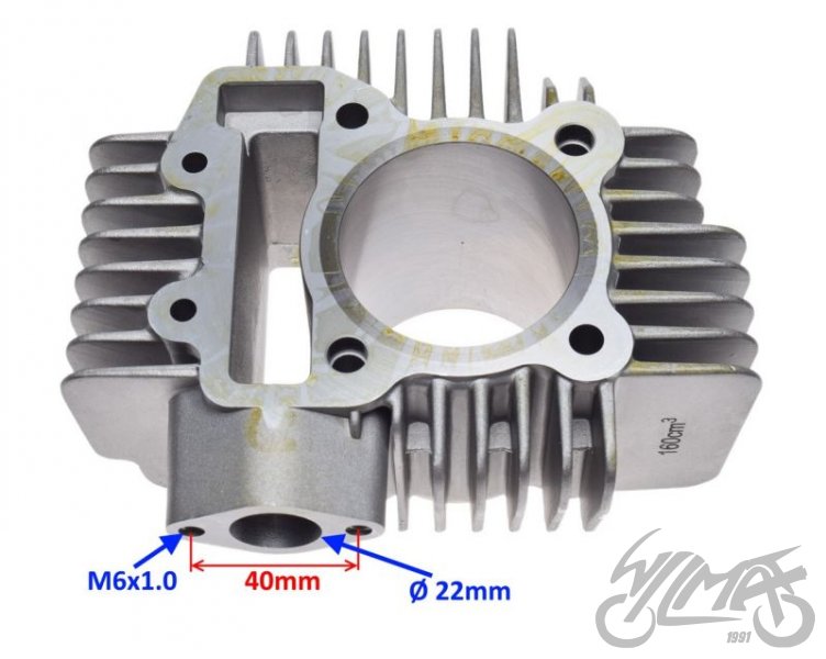 Válec motoru YX160