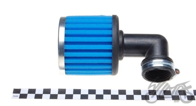 Vzduchový filtr 38mm - zahnutý 90°