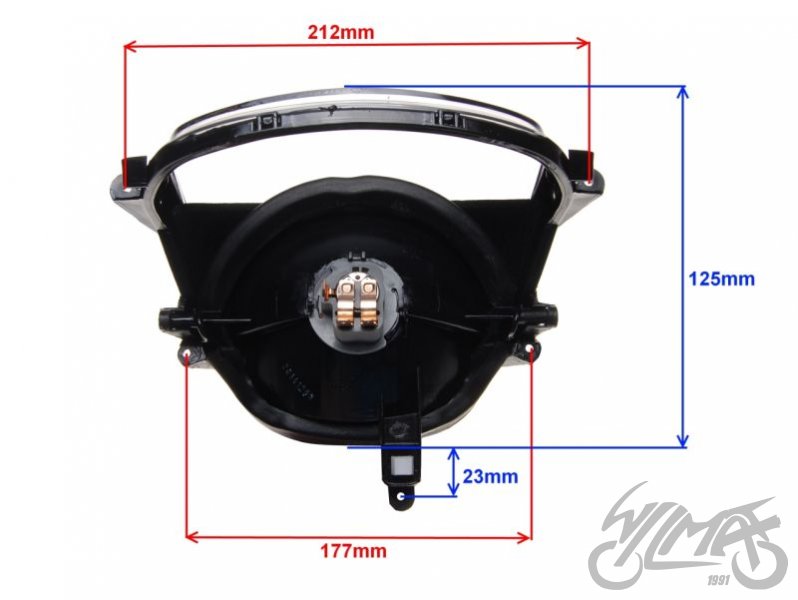 Přední světlo PIAGGIO ZIP 50