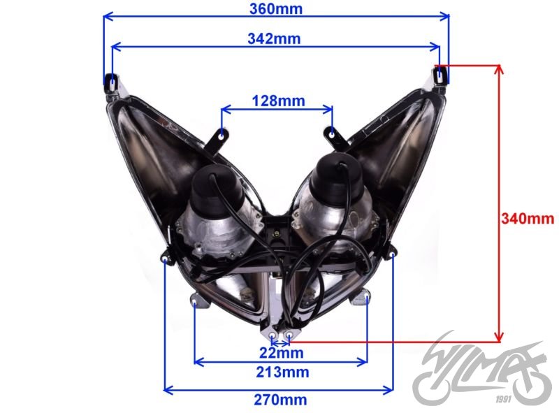 Přední světlo LENSES