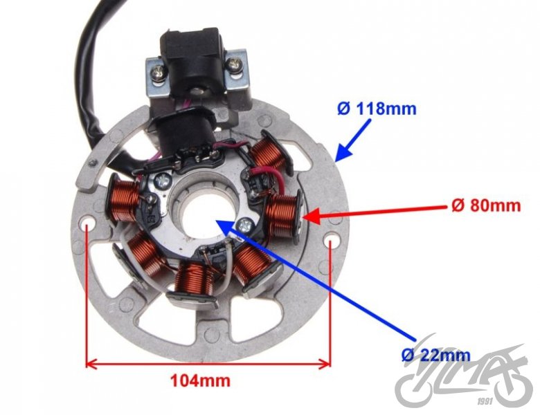 Stator zapalování CPI Aragon 50