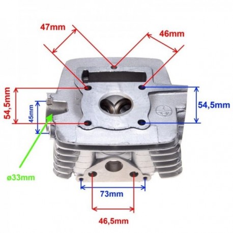 Hlava válce Romet Zetka 50cm3