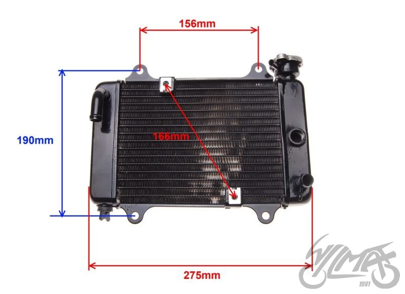 Chladič vody Shineray ATV200