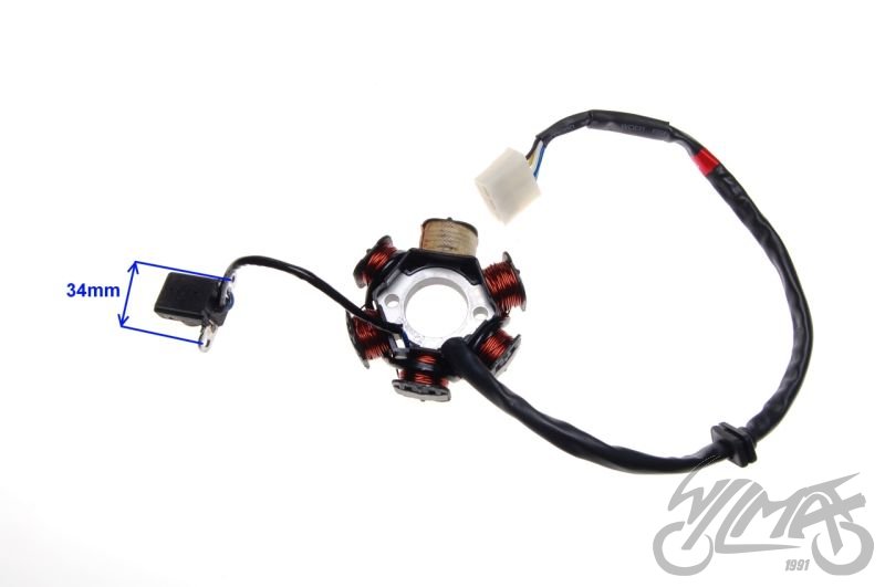 Stator zapalování Jawa Betka 50 12V