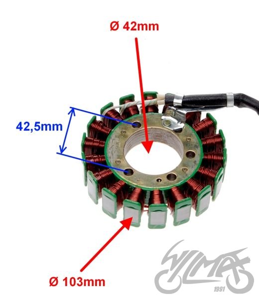 Stator zapalování ATV 250 ST-9C