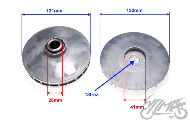 Variátor Linhai 300 a Bashan 300