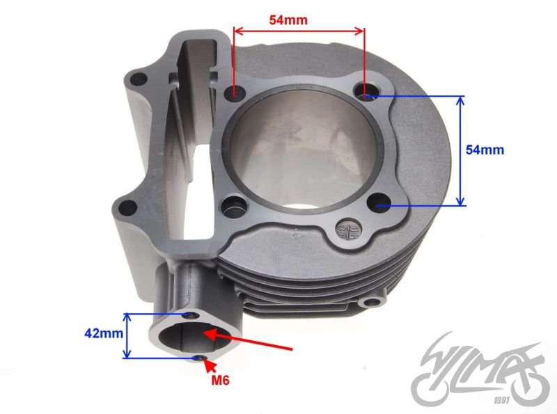Válec motoru typu GY6 152FMI a 139QMB - 150cm3