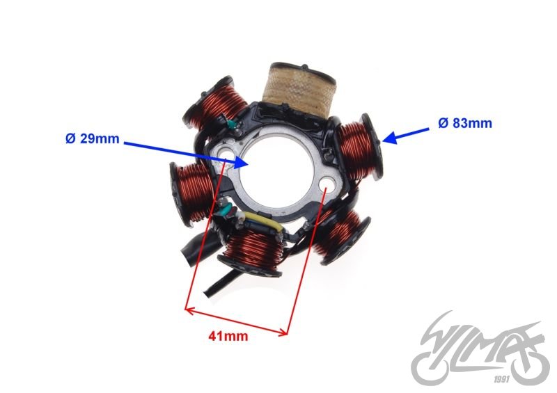 Stator zapalování Jawa Betka 50 12V