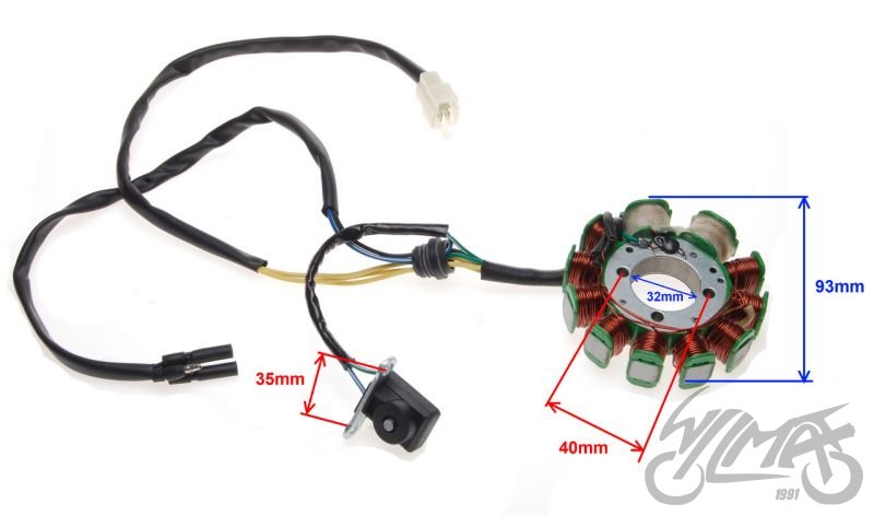Stator zapalování ATV 200