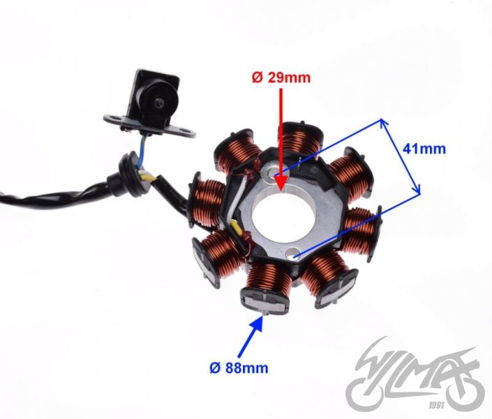 Stator zapalování Peugeot - viz popis