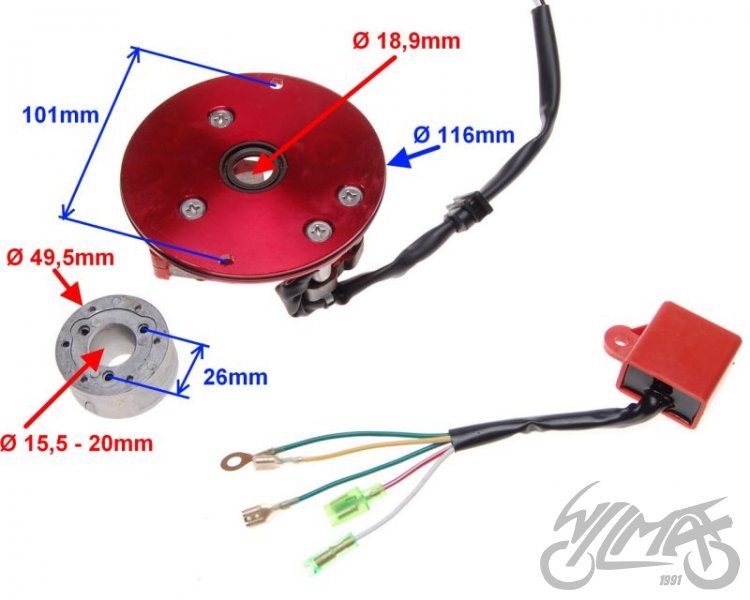 Sportovní zapalování ATV, PitBike, DirtBike