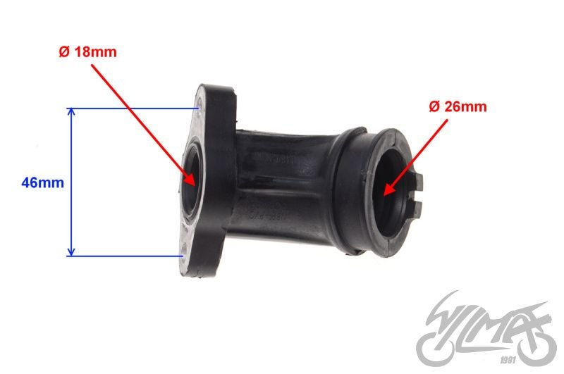 Příruba karburátoru Piaggio Zip 50