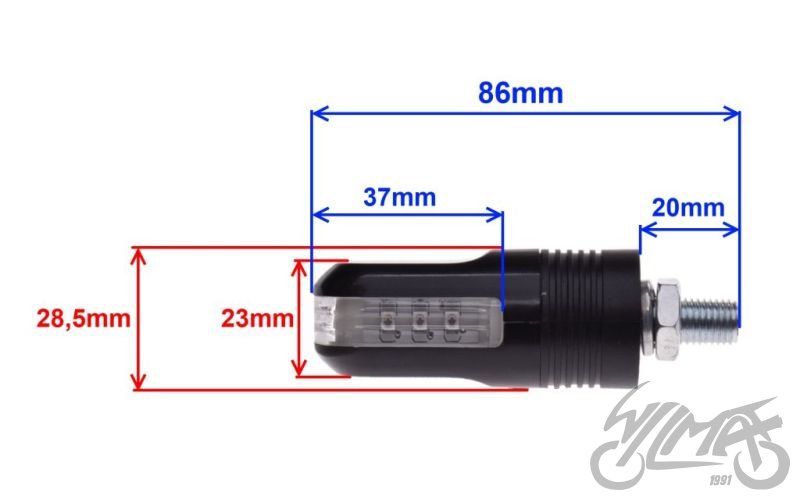 Stylové LED blinkry s homologací