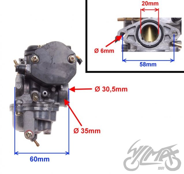 Karburátor Suzuki Katana 50 LC - viz info