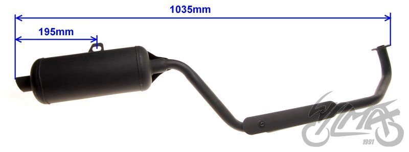 Výfuk ATV 150