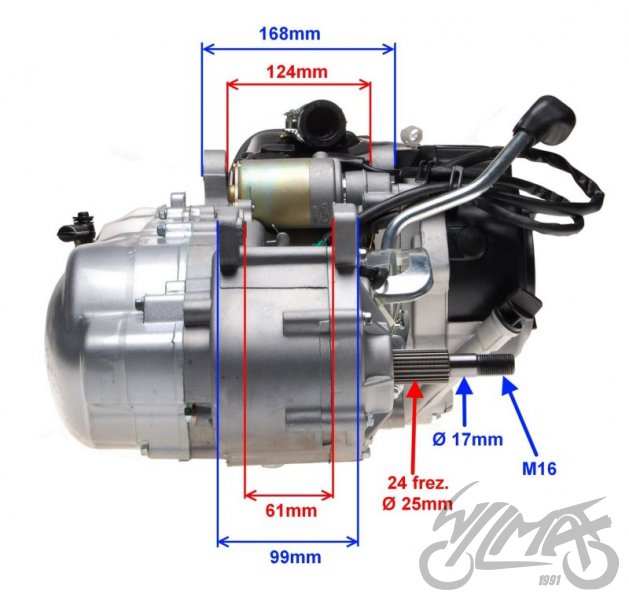 Motor SHINERAY ATV200 ST-9