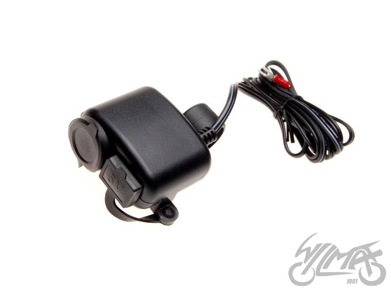 Motocyklová zásuvka s USB konektorem